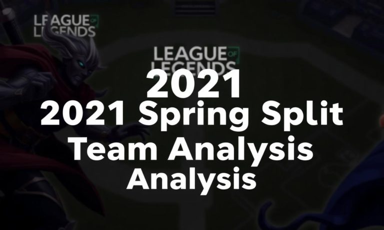 英雄聯盟：2021年春季賽戰隊分析